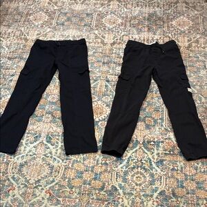 Boys Cargo Pants in black size large boys bundle of 2